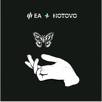 AI assistant architecture for energy market research. Hand and butterfly