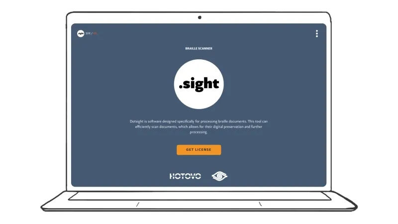 Braille documents scanned and shared