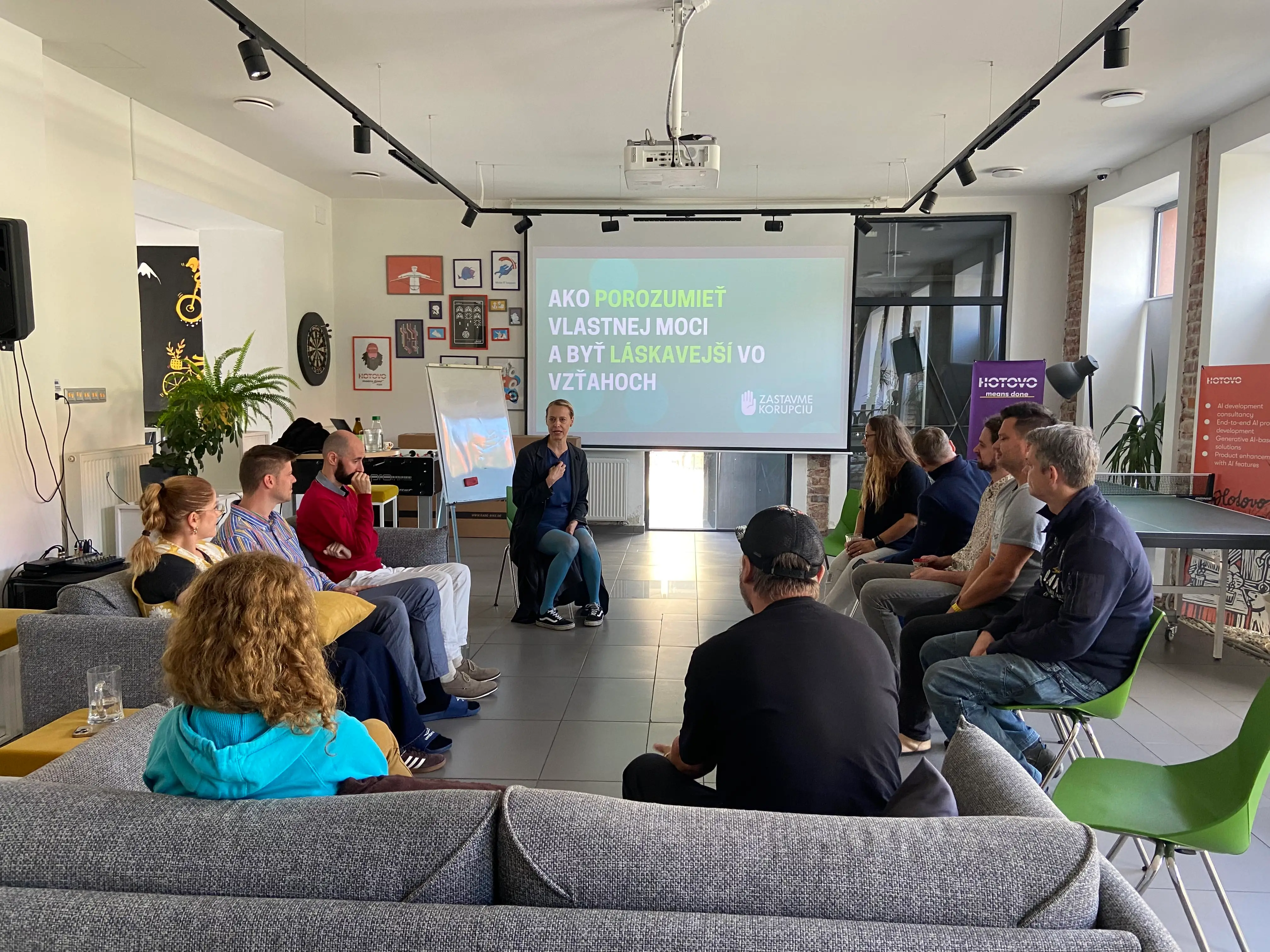 Work with power lecture by Stop Corruption Foundation