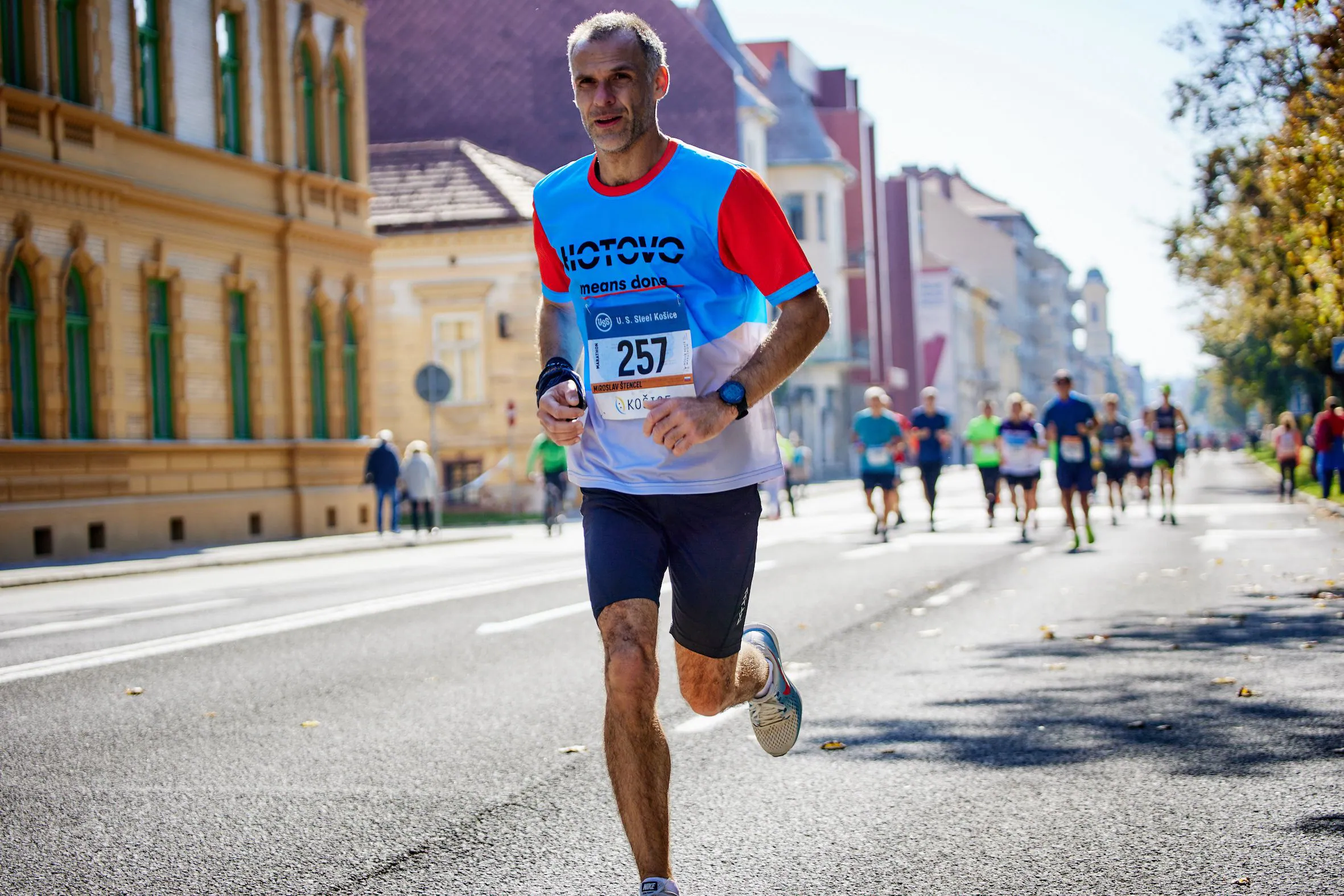 Miroslav Stencel at Kosice Peace Marathon representing Hotovo company