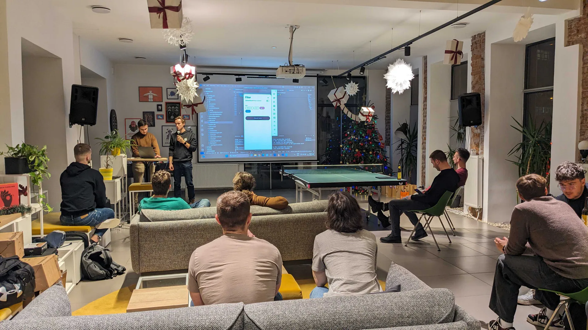 Live IT Projects students in office