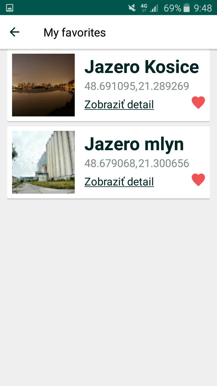 Urban Exploration App Screen 2