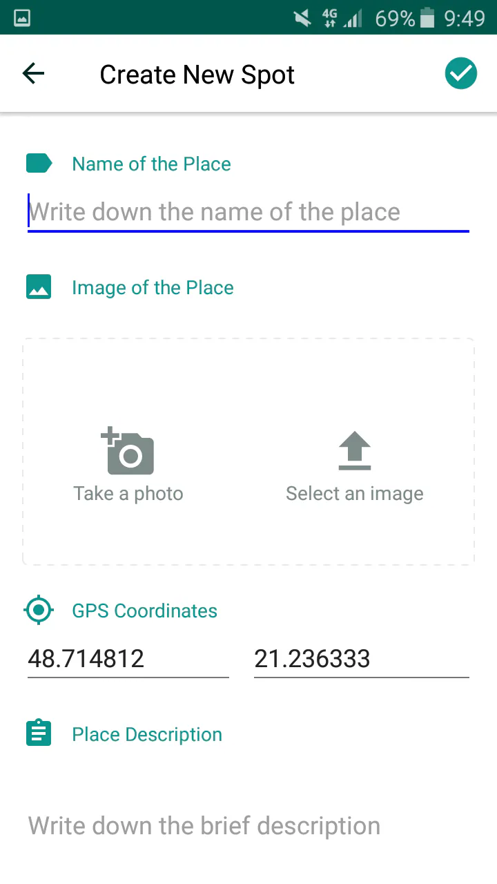 Urban Exploration App Screen 6