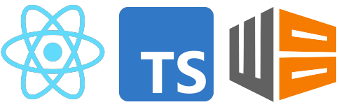 logo Typescript, React