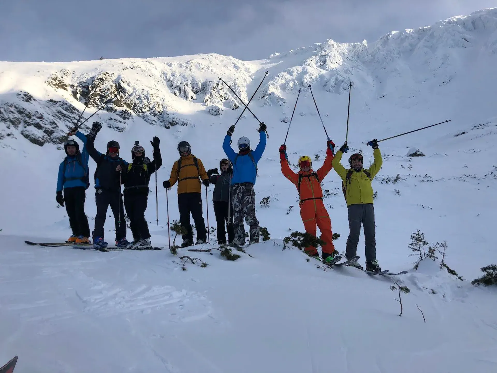 Hotovo skiers