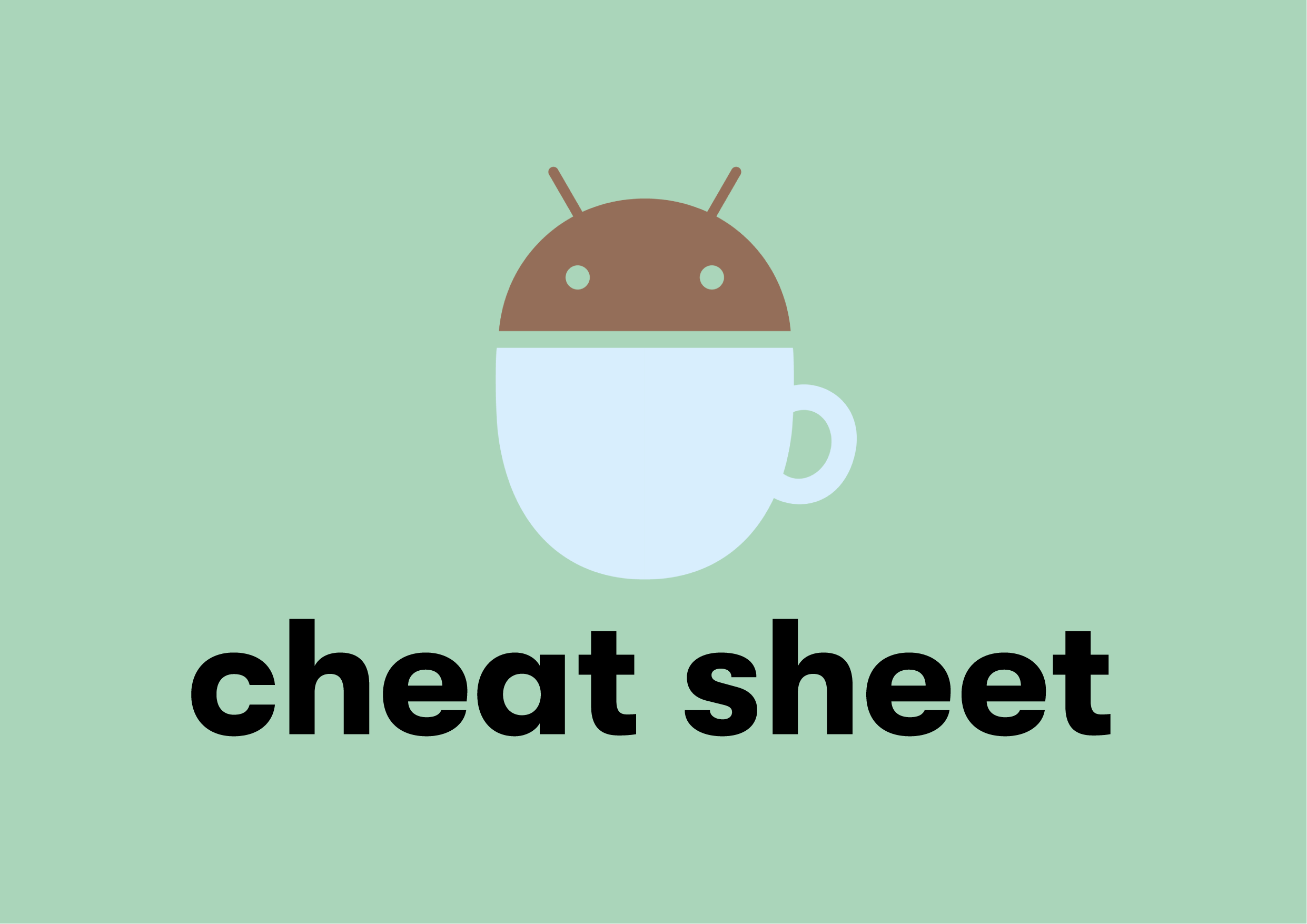 Espresso cheat sheet Hotovo